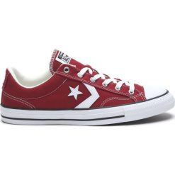 Converse Tenisówki Czerwony. Czerwone trampki męskie Converse, bez wzorów, z materiału, bez zapięcia. Za 326.95 zł.