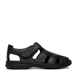 Sandały Lasocki. Czarne sandały męskie Lasocki, bez wzorów, bez zapięcia. Za 159.99 zł.