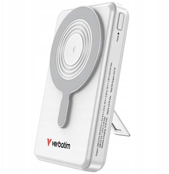 Powerbank Verbatim Charge´n´Go Power Bank 2C & Display 10000mAh silver. Szare powerbanki Verbatim. Za 222.24 zł.