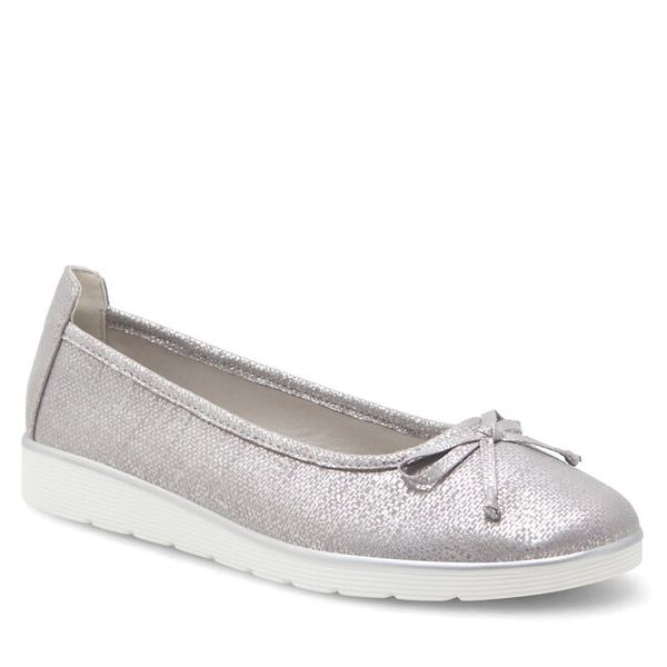 Baleriny Clara Barson. Szare balerinki damskie Clara Barson, bez wzorów, bez obcasa, bez zapięcia. Za 99.99 zł.