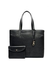 MICHAEL Michael Kors Torebka Eliza 30T4GZAT4L Czarny. Czarne shopperki damskie MICHAEL Michael Kors, bez wzorów, ze skóry, bez dodatków. Za 1,189.00 zł.