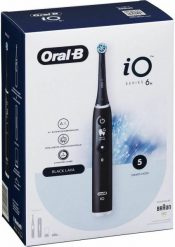 Szczoteczka Oral-B Electric Toothbrush | iO6s | Rechargeable | For adults | Number of brush heads included 1 | Number of teeth brushing modes 4 | Blac. Czarne szczoteczki elektryczne Oral-B. Za 511.82 zł.