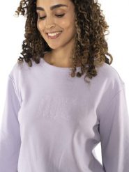 Bluza z bawełna na outdoor na co dzień. Białe bluzy damskie LEONE 1947 APPAREL, xs, bez wzorów, z bawełny, bez ramiączek, bez kaptura. Za 328.38 zł.