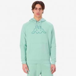 Bluza z kapturem Kappa Zaiver. Zielone bluzy sportowe męskie Kappa, m, bez wzorów, z kapturem. W wyprzedaży za 197.55 zł.