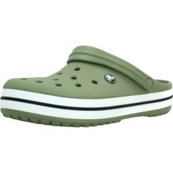 Chodaki Klapki Unisex Crocband 11016 Clog 39-40. Białe klapki damskie Crocs, bez wzorów, z materiału, bez zapięcia. Za 289.99 zł.