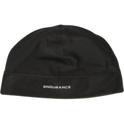Czapka do biegania Endurance Warwick. Czarne czapki damskie Endurance, bez wzorów, z elastanu, sportowe. Za 115.00 zł.