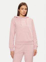 Guess Bluza O5RQ02 KCO31 Różowy Regular Fit. Czerwone bluzy damskie Guess, xl, z aplikacjami, z bawełny, bez ramiączek, bez kaptura. Za 299.99 zł.