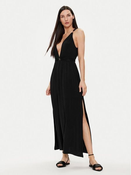 Melissa Odabash Sukienka codzienna Harper Czarny Regular Fit. Czarne sukienki damskie Melissa Odabash, na co dzień, m, bez wzorów, z wiskozy, bez kołnierzyka, bez ramiączek, proste. Za 1,059.00 zł.