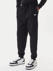 Kappa Spodnie dresowe 351Y41W 005 Czarny Regular Fit. Czarne spodnie sportowe męskie Kappa, m, bez wzorów, z bawełny. Za 299.99 zł.