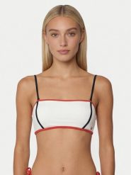 Tommy Hilfiger Góra od bikini UW0UW06373 Écru. Bikini Tommy Hilfiger, bez wzorów, z syntetyku. Za 209.99 zł.