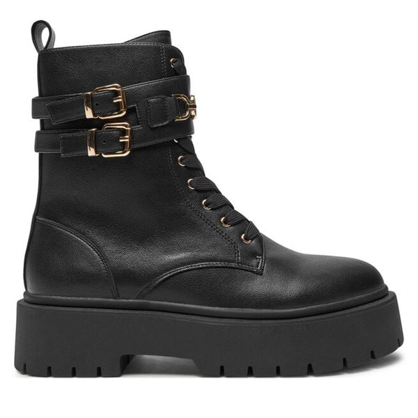 Trapery TWINSET. Czarne trapery damskie Twinset, bez zapięcia. Za 669.99 zł.