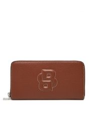 BOSS Portfel Anett Ziparound 50536354 Brązowy. Brązowe portfele damskie Boss, ze skóry. Za 246.99 zł.