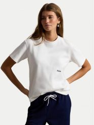 Polo Ralph Lauren T-Shirt 211A96263004 Biały Regular Fit. Białe t-shirty damskie Polo Ralph Lauren, m, bez wzorów, z bawełny, bez kołnierzyka, bez ramiączek. Za 549.99 zł.