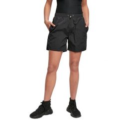 Szorty nylon froissé femme Urban Classics. Czarne szorty damskie Urban Classics, bez wzorów, z nylonu. Za 168.00 zł.