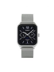 Casio Zegarek Classic MTP-M305M-8AVER Srebrny. Szare, analogowe zegarki męskie Casio, bez wzorów, srebrne. Za 489.99 zł.