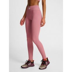 Damskie legginsy bezszwowe Hummel Pulse. Fioletowe legginsy damskie Hummel, bez wzorów. Za 163.50 zł.