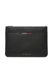 Tommy Hilfiger Saszetka Central Pouch AM0AM13523 Czarny. Czarne saszetki i nerki męskie Tommy Hilfiger, ze skóry. Za 239.99 zł.