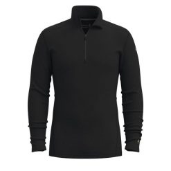 Bluza męska Smartwool Classic Thermal Merino Base Layer 1/4 Zip Boxed. Czarne bluzy męskie Smartwool, l, bez wzorów, z wełny, sportowe, bez ramiączek, bez kaptura. Za 441.84 zł.