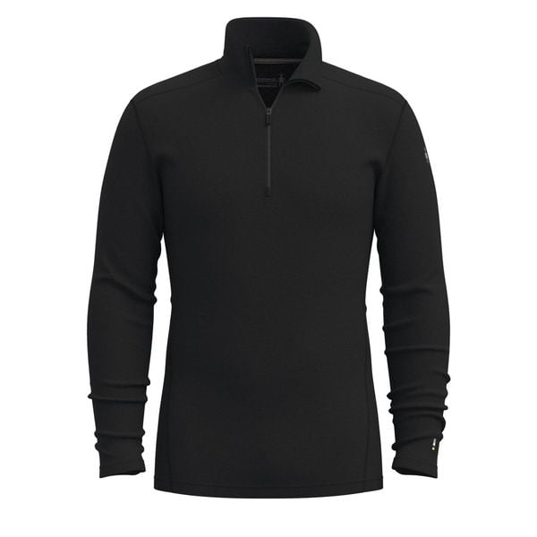 Bluza męska Smartwool Classic Thermal Merino Base Layer 1/4 Zip Boxed. Czarne bluzy męskie Smartwool, l, bez wzorów, z wełny, sportowe, bez ramiączek, bez kaptura. Za 441.84 zł.