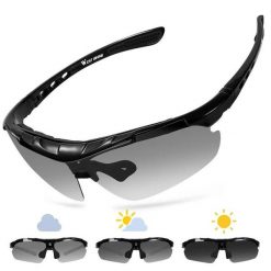 Okulary rowerowe przeciwsłoneczne z przyciemnionymi soczewkami. Brązowe okulary przeciwsłoneczne damskie WEST BIKING. Za 136.00 zł.