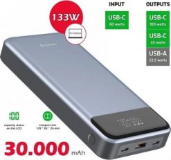 Swissten Power Bank 133W 30000 mAh. Powerbanki SWISSTEN. Za 428.80 zł.