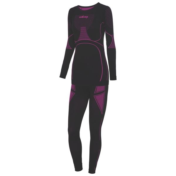 Komplet bielizny termoaktywnej damskiej Viking Etna. Czarne bielizna sportowa damska Viking, l, bez wzorów. W wyprzedaży za 95.96 zł.