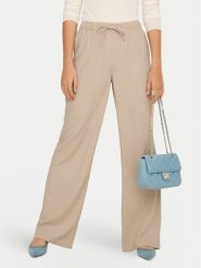 ONLY Spodnie materiałowe Goa 15363676 Beżowy Straight Fit. Brązowe spodnie materiałowe damskie ONLY, bez wzorów, z materiału. Za 169.99 zł.