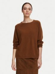 Marella Sweter Olmo1 2623366201 Brązowy Regular Fit. Brązowe swetry nierozpinane damskie Marella, s, bez wzorów, z kaszmiru, bez kołnierzyka, bez ramiączek. Za 1,329.00 zł.