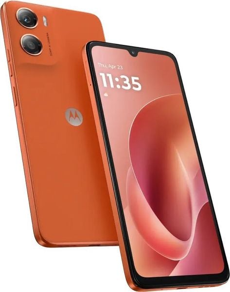 Smartfon Motorola Moto G06 4/256GB Pomarańczowy (PBA20012SE). Brązowe smartfony Motorola. Za 485.45 zł.