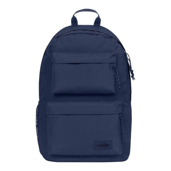Plecak Eastpak DBL. Niebieskie plecaki męskie Eastpak, bez wzorów, z materiału. Za 239.99 zł.