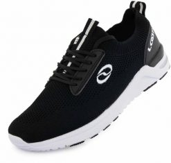 Damskie Buty Sportowe Loap Eolina Czarne. Białe obuwie trekkingowe damskie ÀLG, z dzianiny, bez zapięcia. Za 179.99 zł.