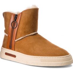 Buty GANT - Maria 17543824 Cognac G45. Brązowe kozaki damskie GANT, bez wzorów, z kauczuku, bez obcasa, bez zapięcia. W wyprzedaży za 429.00 zł.