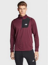 New Balance Bluza techniczna Heat Grid MT23252 Bordowy Athletic Fit. Czerwone bluzy sportowe męskie New Balance, m, bez wzorów, z syntetyku, bez kaptura, do biegania. Za 99.99 zł.