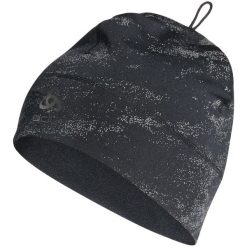 Czapka ODLO Polyknit Warm Reflective Hat. Czarne czapki damskie ODLO, bez wzorów, sportowe. Za 139.99 zł.
