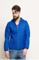 MĘSKA KURTKA PRZEJŚCIOWA WRANGLER PUFFER BLUE W4647YD05. Niebieskie kurtki męskie Wrangler, m, bez wzorów, z poliamidu, z kapturem. W wyprzedaży za 159.99 zł.