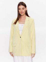 Moss Copenhagen Marynarka Fanilla 17263 Żółty Regular Fit. Żółte marynarki i żakiety damskie Moss Copenhagen, bez wzorów, z syntetyku, bez kołnierzyka, bez ramiączek. Za 239.99 zł.