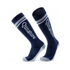 Zimowe skarpety sportowe unisex Qunature z wełną merino. Białe skarpetki damskie QUNATURE, bez wzorów, z wełny. W wyprzedaży za 54.00 zł.