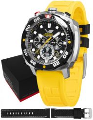 Zegarek męski Vostok Europe VK67-650E725S żółty. Żółte zegarki męskie Vostok Europe, bez wzorów. Za 4,523.57 zł.