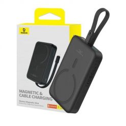 Powerbank magnetyczny Baseus Magnetic Mini 10000mAh 20W MagSafe (czarny). Czarne powerbanki Baseus. Za 200.00 zł.