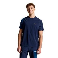 T-Shirt Slam Od Tech Ss Dorośli. Niebieskie piżamy męskie SLAM, s, bez wzorów, z lycry, bez kołnierzyka, bez ramiączek, krótkie. Za 349.85 zł.