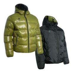 Lekka kurtka z kapturem Joma Explorer. Zielone kurtki męskie Joma, l, bez wzorów, z materiału, klasyczne, z kapturem. Za 290.00 zł.