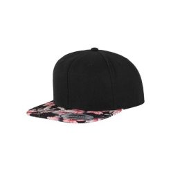 Czapka Flexfit floral. Czerwone czapki damskie FLEXFIT, bez wzorów, z wełny. Za 103.10 zł.