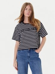MICHAEL Michael Kors T-Shirt MT551R9HM7 Czarny Relaxed Fit. Czarne t-shirty damskie MICHAEL Michael Kors, xl, bez wzorów, z bawełny, bez kołnierzyka, bez ramiączek. Za 289.99 zł.