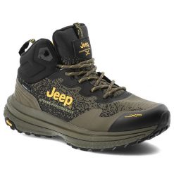 Zielone Trekkingi Jeep Męskie Obuwie W Góry Military. Zielone botki męskie Jeep, bez zapięcia. Za 629.00 zł.
