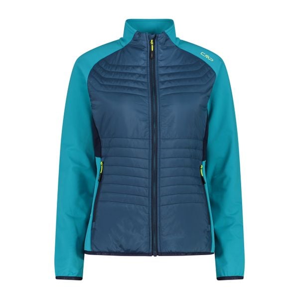 Bluza damska turystyczna CMP 35E6516. Niebieskie bluzy damskie CMP, s, bez wzorów, z materiału, bez ramiączek, z kapturem. Za 314.00 zł.