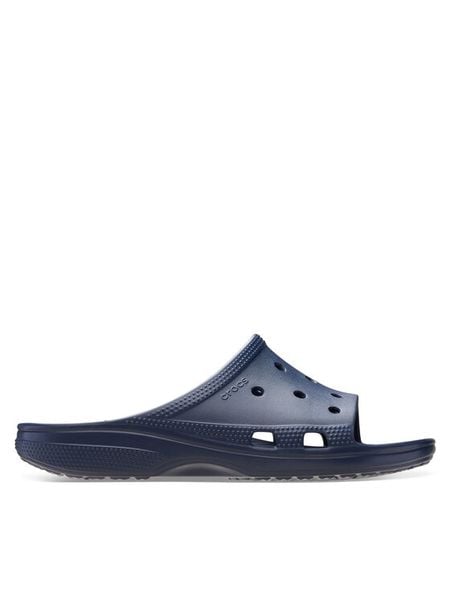 Crocs Klapki Saturday Slide M 213298 Granatowy. Niebieskie klapki męskie Crocs, bez wzorów, z tworzywa sztucznego, bez zapięcia. Za 116.99 zł.