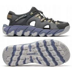 Buty dla mężczyzn Merrell MAIPO EXPLORER SIEVE. Fioletowe buty zimowe męskie Merrell, bez wzorów, bez obcasa, bez zapięcia. Za 399.99 zł.