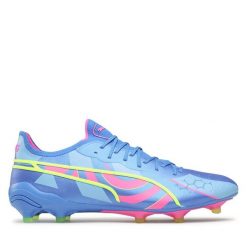 Buty do piłki nożnej Puma. Niebieskie buty sportowe męskie Puma, bez wzorów, bez zapięcia. Za 1,049.00 zł.