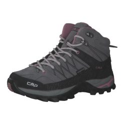 Buty trekkingowe damskie CMP 66UN Rigel Mid Wmn Trekking. Szare obuwie trekkingowe damskie CMP, z materiału, za kostkę, bez zapięcia. Za 396.00 zł.