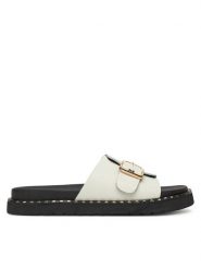 MEXX Klapki MX/019C-HY Biały. Białe klapki damskie Mexx, bez wzorów, ze skóry, bez obcasa, bez zapięcia. Za 137.99 zł.